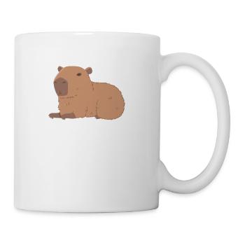 Classic Capybara Resting - Coffee/Tea Mug - white - Right