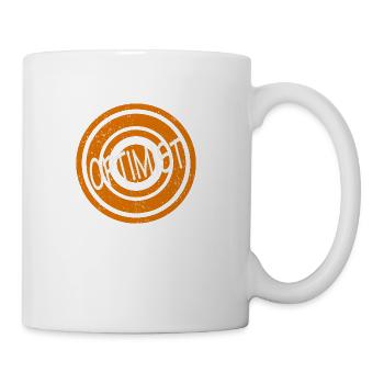 Optimist White Word - Coffee/Tea Mug - white - Right