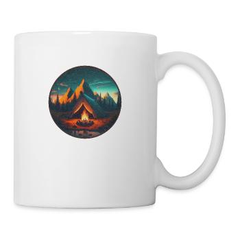Life Is Better At The Campground Campfire Family - Coffee/Tea Mug - white - Right