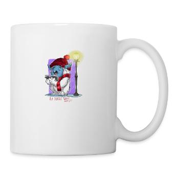 Freddy's old school tweet - Coffee/Tea Mug - white - Right