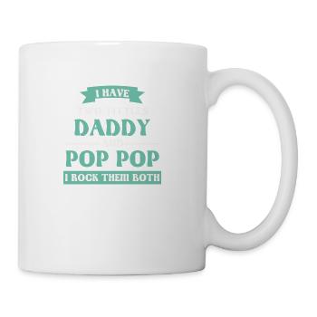 Father s Day Two Titles - Coffee/Tea Mug - white - Right