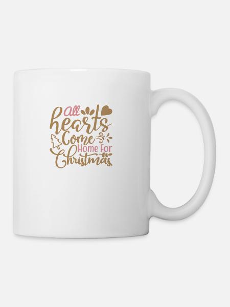 All hearts come home for Christmas - Coffee/Tea Mug - white