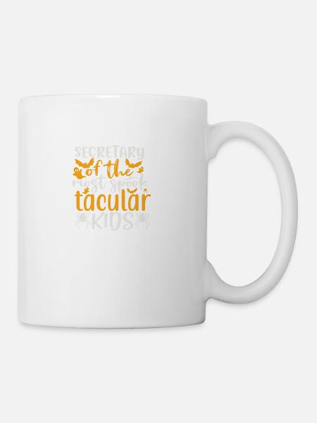 Secretary of the most spook tacular kids - Coffee/Tea Mug - white