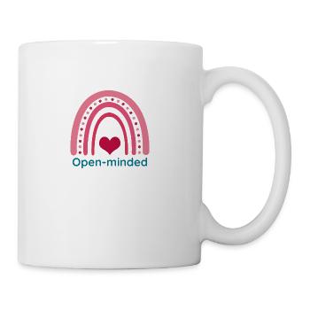 Open minded Viva Magenta Boho Rainbow - Coffee/Tea Mug - white - Right