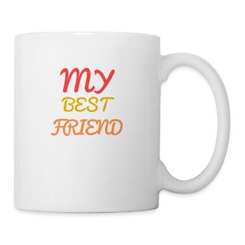 My best friend. - Coffee/Tea Mug - white - Right