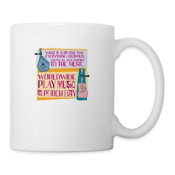 Play Music on the Porch Day 2023 - Coffee/Tea Mug - white - Right