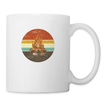 Campfire Retro - Coffee/Tea Mug - white - Right
