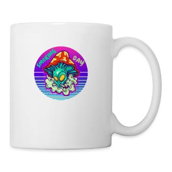 Smoking Day - Coffee/Tea Mug - white - Right