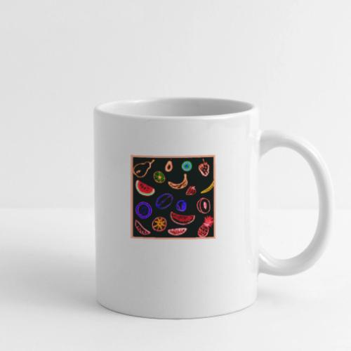 Neon Fruits Patterns Artwork design - Coffee/Tea Mug