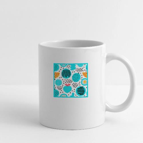 Blue Fruit Patterns Painting Art - Coffee/Tea Mug