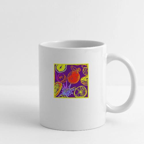 Tropical Neon Fruits Patterns - Coffee/Tea Mug