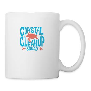 Coastal Clean Up Squad - Coffee/Tea Mug - white - Right