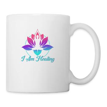 I Am Healing Reiki Healing Master - Coffee/Tea Mug - white - Right