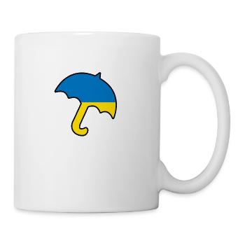 umbrella Ukraine - Coffee/Tea Mug - white - Right