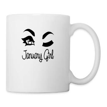 January Girl - Coffee/Tea Mug - white - Right
