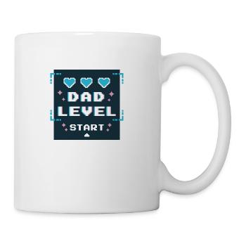 Father Paternity Gaming Father s Day Papa Idea - Coffee/Tea Mug - white - Right