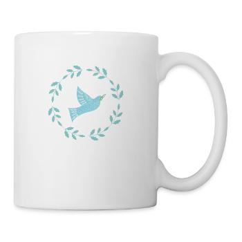Retro Bird Ornament - Coffee/Tea Mug - white - Right