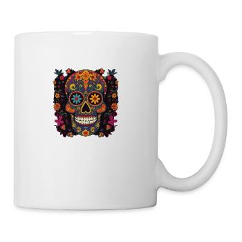 Fiesta Skeleton - Coffee/Tea Mug - white - Right