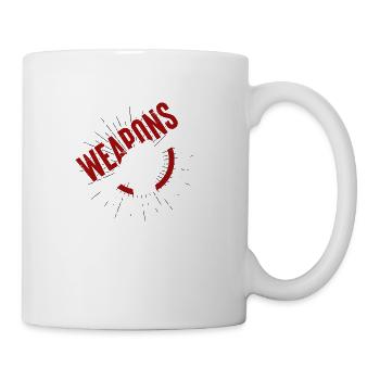 Drums Weapons Drumsticks - Coffee/Tea Mug - white - Right