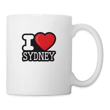 I love SYDNEY - Coffee/Tea Mug - white - Right