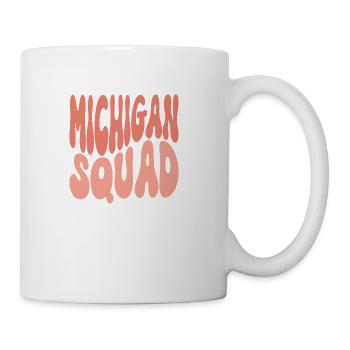 Michigan Squad Cute Retro - Coffee/Tea Mug - white - Right