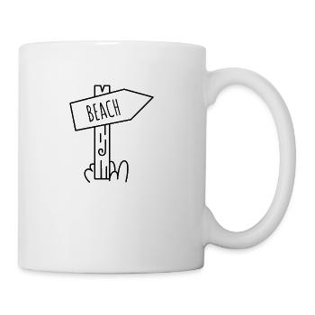Going to the beach - Coffee/Tea Mug - white - Right