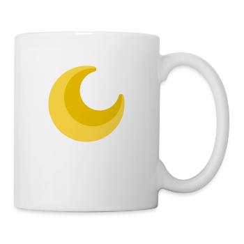 Golden Crescent Moon - Coffee/Tea Mug - white - Right