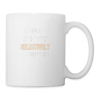 DESIGNNaturally Introvert Selectively Extrovert - Coffee/Tea Mug - white - Right