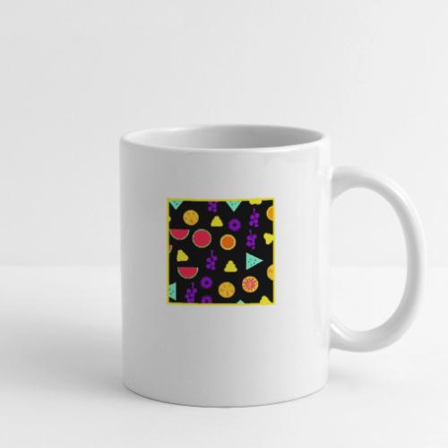 Tropical Fruit Neon Paradise Pattern - Coffee/Tea Mug