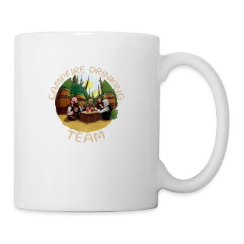 Campfire Drinking Team - Coffee/Tea Mug - white - Right