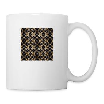 Tiles Seamless Pattern Motif Geometric Modern Art - Coffee/Tea Mug - white - Right