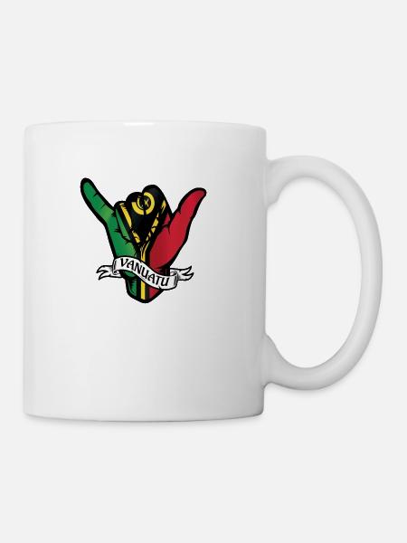 Vanuatu Shaka - Coffee/Tea Mug - white