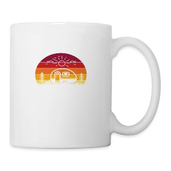 Life is better by the Campfire - Coffee/Tea Mug - white - Right