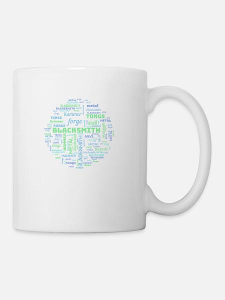 Blacksmith Bladesmith Metalsmith - Coffee/Tea Mug - white