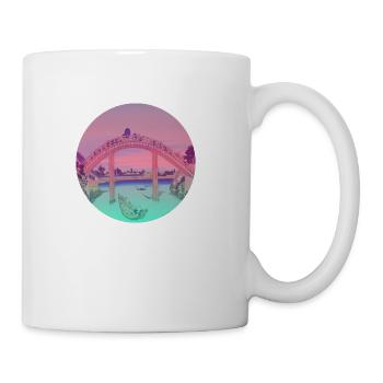 Dawn Under The Mannen Bridge - Coffee/Tea Mug - white - Right