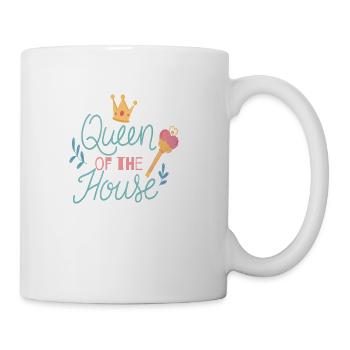 QUEEN OF THE HOUSE - Coffee/Tea Mug - white - Right