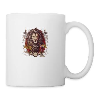 Palatin coat of arms Lion - Coffee/Tea Mug - white - Right