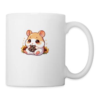 Sunflower Seeds & Hamsters - Coffee/Tea Mug - white - Right