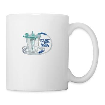it's okay to suck at new things Sticker - Coffee/Tea Mug - white - Right