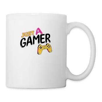 Just A Gamer - Coffee/Tea Mug - white - Right