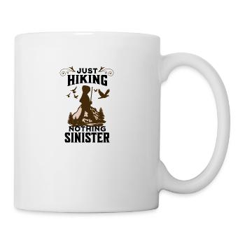 Just hiking - Coffee/Tea Mug - white - Right