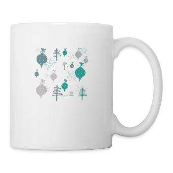 Christmas White Ornaments - Coffee/Tea Mug - white - Right