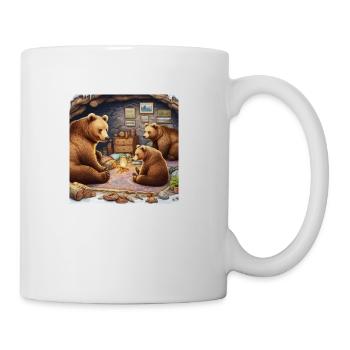 Bear-y Cozy Vibes Design: Family Nest Makeover For - Coffee/Tea Mug - white - Right