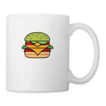 BURGER FOODIE - Coffee/Tea Mug - white - Right