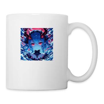 evil kawai anime - Coffee/Tea Mug - white - Right
