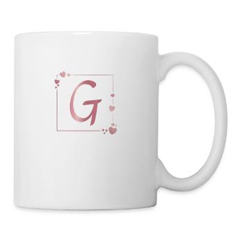 Letter G - Coffee/Tea Mug - white - Right
