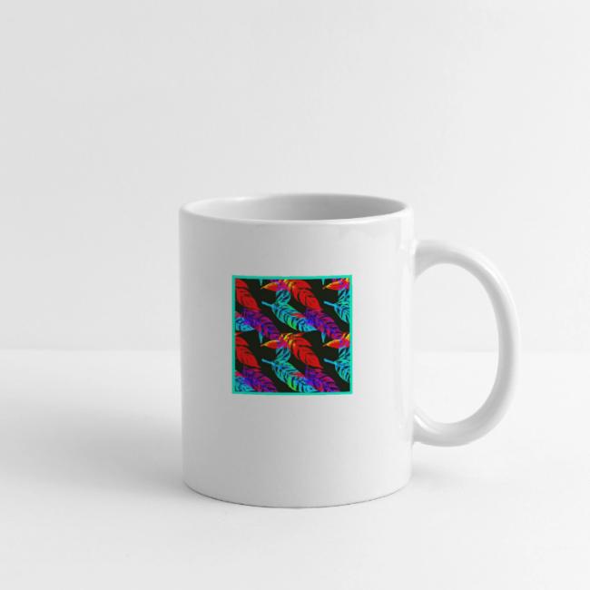 Neon Luminous Foliage Elegance