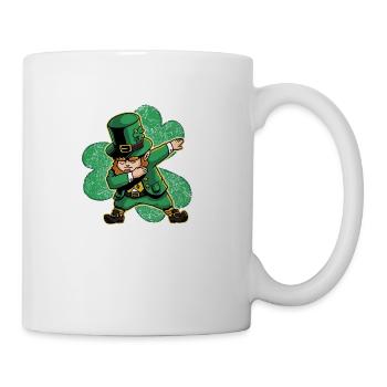 Dabechaun Leprechaun Dabbing St Patricks - Coffee/Tea Mug - white - Right