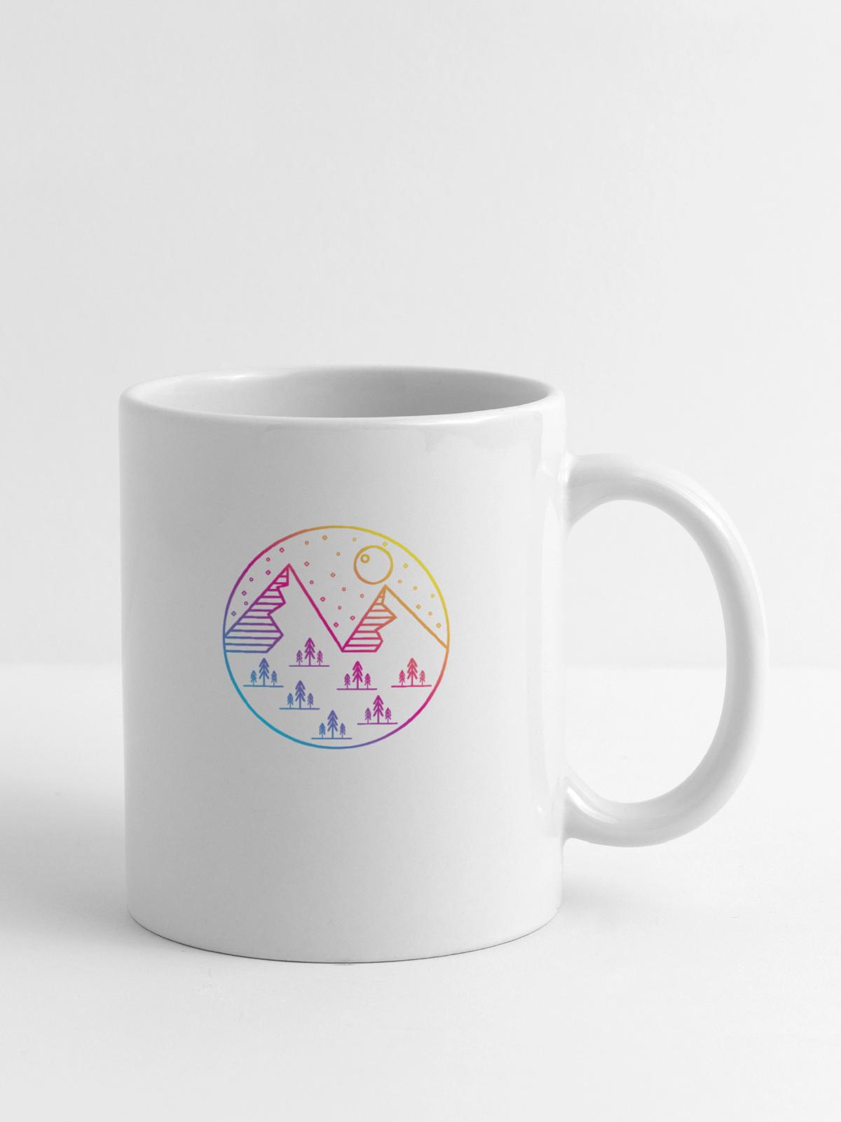 PNW Under the Stars - Coffee/Tea Mug - white - Right