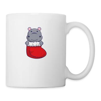 Sock in Hippo - Coffee/Tea Mug - white - Right